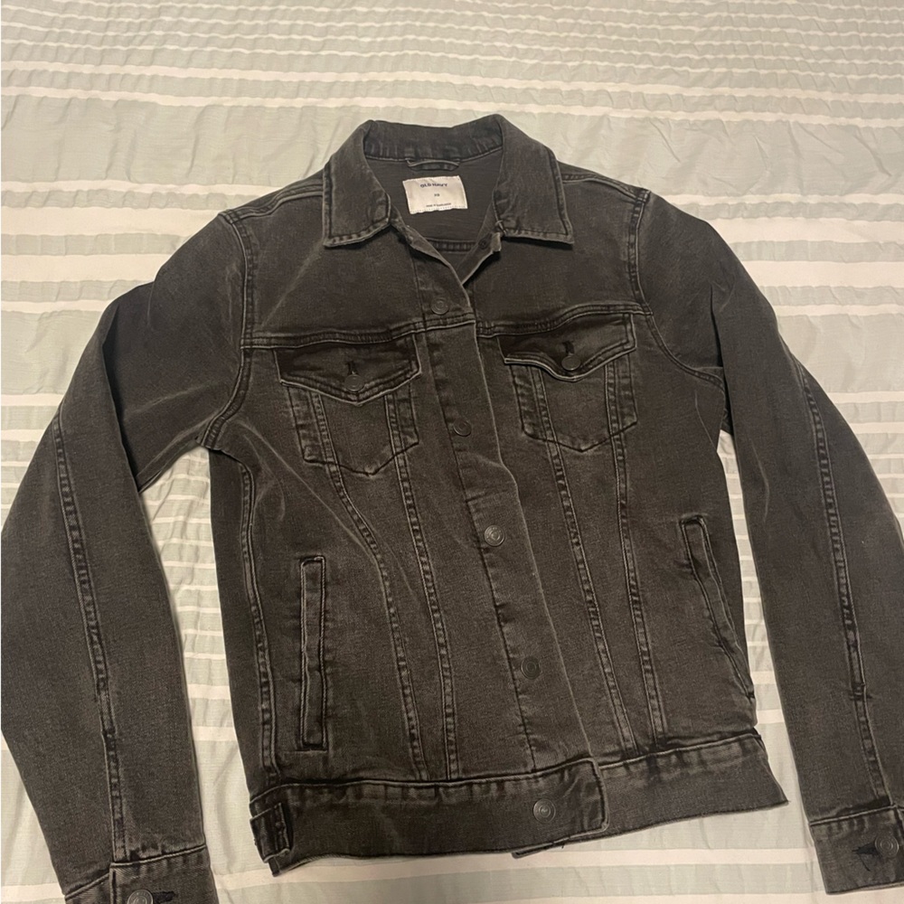 Black jean jacket